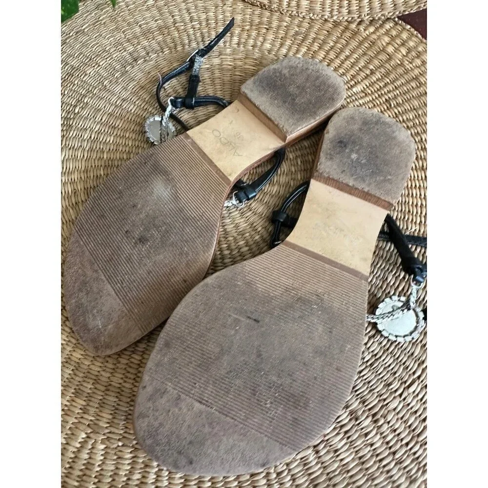 Aldo women’s size 36 leather gem sandals